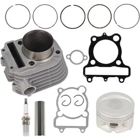 Cylinder Piston Gasket Top End Rebuild Kit for Yamaha XT225 1992-2000 TTR225 1999-2004 TTR230 1999-2004 Replace# 4BD-11310-01-00