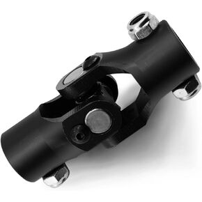 3/4 "-36 spline x 3/4" DD Black Steering Universal Coint Coint Single U ، الطول الإجمالي: 96 مم (3-3/4 ")