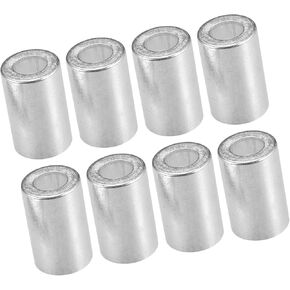 8pcs سيارة الألومنيوم أسطواني أنبوب أنابيب أنبوب مفصل تركيب 12 مم 19 ملم حفرة ديا باس استبدال السيارات