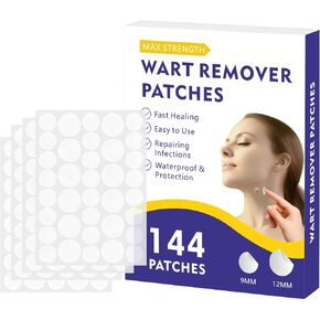 Wart Remover Patches with Maximum Strength, Adhesive and Waterproof Stickers for Home Daily Use, Comfortable and Effevtive.