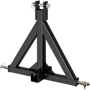 3 نقطة 2 "مقطورة المتلقي مقطورة لجرارات الفئة 1 ، 3 PT جرار سريخ شرير محول متوافق مع Kubota ، John Deere ، BX ، LM25H ، WLM جرار ، نورتراك ، يانمار ، Kioti ، Cat