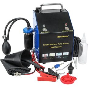 Smoke Leak Detector ，Automotive Smoke Machine，12V DC for Detecting leaks in Vacuum, Fuel, EVAP and Other Automotive Systems. (Blue Basic)