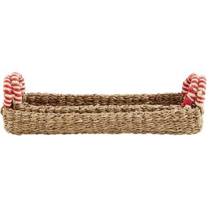 Mud Pie Holiday Cracker Baskets Kitchen Accessories, Brown