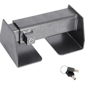 Shipping Container Lock, Heavy-Duty Cargo Door Lock, Semi Truck Accessories, Powder Coated Steel Door Bar Locking Device, Anti-Theft & 2 Keys Included (Keyed Different)