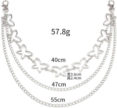 Milsil Punk Pants Chains, Women's Trouser Chains, Jeans Chains, Gothic Accessories Pants Chains Skull Panty Chain in Saudi Arabia