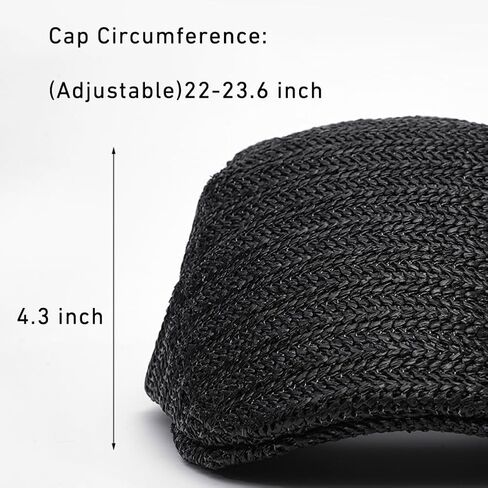 Unisex Summer Newsboy Hats Mesh Beret Ivy Cap Cabbie Driving Hunting Flat Cap in Saudi Arabia