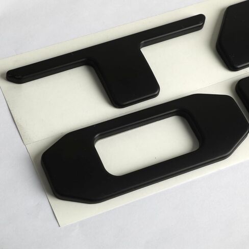 Pukonger Tailgate Insert Letters Compatible with 2016 2017 2018 2019 2020 2021 2022 2023 3D Emblems with Strong 3-m Adhesive Matte Black in Saudi Arabia