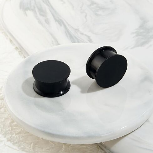 20Pcs Silicone Gauges Plugs Ear Stretching Kit Double Flared Saddle Plug for Ears Silicone Tunnels Stretcher Expander Size 2g-1" in Saudi Arabia