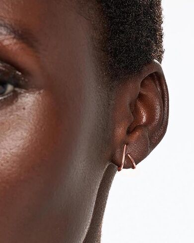 Gold Earrings for Women Trendy 14K Gold Plated Stud Earrings Dainty Minimalis Hypoallergenic Earrings Jewelry Gifts for Her in Saudi Arabia