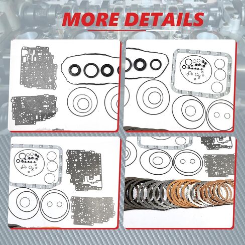 1 مجموعة A6MF1 A6MF2 Auto Transmission Master Kit Seals Seals Gaskets Fits for Hyundai 4WD B260820A B260880A W260881A in Saudi Arabia