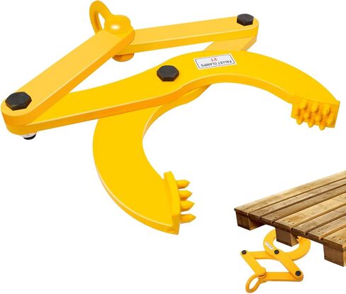 Pallet Puller,3T/6600 LBS Capacity Pallet Jack Puller,Heavy Duty Single Scissor Clamp for Forklift Chain,Pulling Pallets,6.7 Inch Jaw Opening in Saudi Arabia