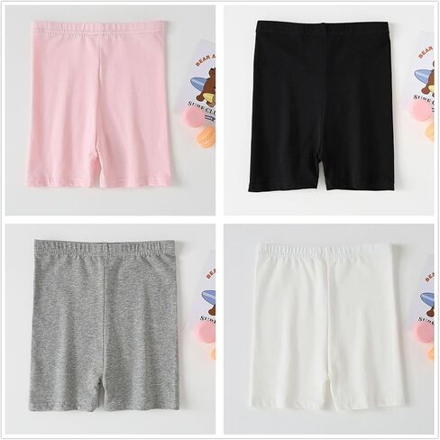 شورتات القطن في VVEWUUU KIDS تحت ملابس رقص دراجة شورتات للملعب الصالة الرياضية الرياضية السلامة السلامة السلامة متعددة الألوان in Kuwait