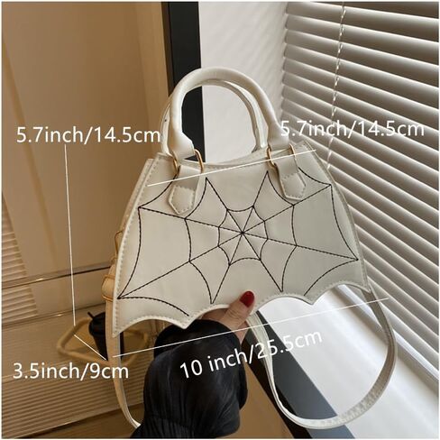 Women Lady Shoulder Bag with Spider Web Crossbody Bag Coin Purse with Strap Chain for Girls Birthday Gift in Saudi Arabia