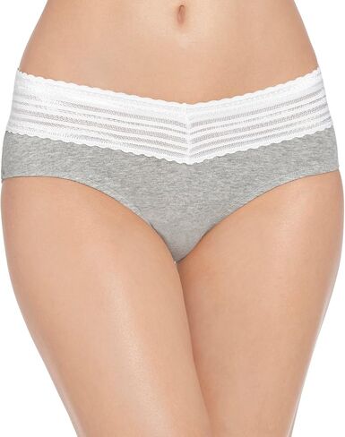 Warner's Women's RU1091P No Pinching No Problems Cotton Hipster with Lace in Saudi Arabia