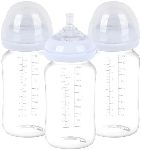 ChengFu Baby Bottle Lid, Baby Bottle Straw Lid, Baby Bottle Straw Cup Compatible with Philips Avent Baby Bottle, Food-Grade Silicone Material, BPA-Free, Spill-Proof in Saudi Arabia