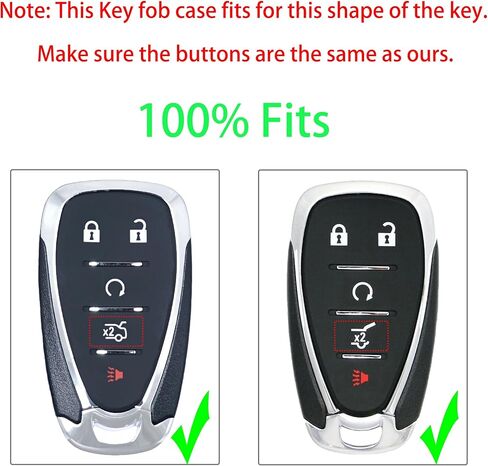 استبدال حالة FOB SHELL Key FOB لـ CHEVY MALIBU CRUZE CAMARO CHEVROLET TRAVERSER BLAZER EXHINOX 2016-2022 دخول غير مفتاح التحكم عن بُعد 5 زر زر (HYQ4AEA HYQ4AA) in Saudi Arabia