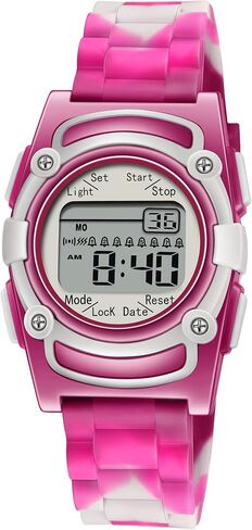 T TICCI Kids Digital 8 Alarm Vibrating Watch Medication Reminder Potty Urinary Training Vibration Pill Alert Vibra Medical Reminder for Children in Saudi Arabia