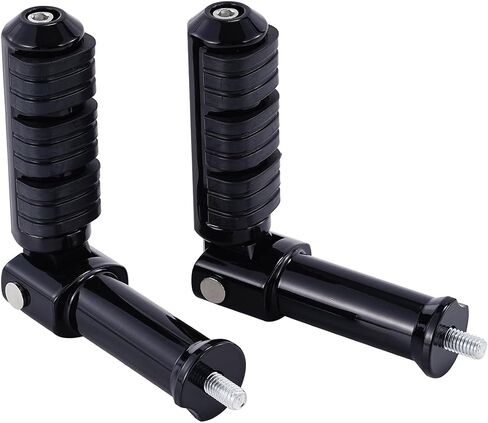 Passenger Foot Pegs Support Mount Bracket Kit Fit Harley Softail Deluxe FLDE Fat Boy Street Bob Breakout 114 FXBR 2018-2024 Gloss Black in Saudi Arabia
