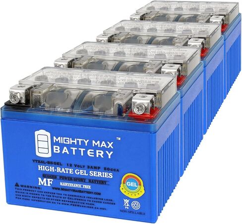 Mighty Max Battery YTX4L-BS Gel Battery for ATV Quad Dirt/Pit Bike 50/70/110/125 CC Brand Product in Saudi Arabia