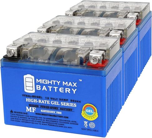 Mighty Max Battery YTX4L-BS Gel Battery for ATV Quad Dirt/Pit Bike 50/70/110/125 CC Brand Product in Saudi Arabia