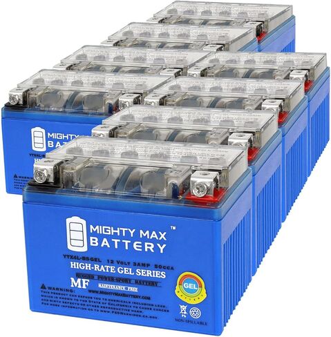 Mighty Max Battery YTX4L-BS Gel Battery for ATV Quad Dirt/Pit Bike 50/70/110/125 CC Brand Product in Saudi Arabia