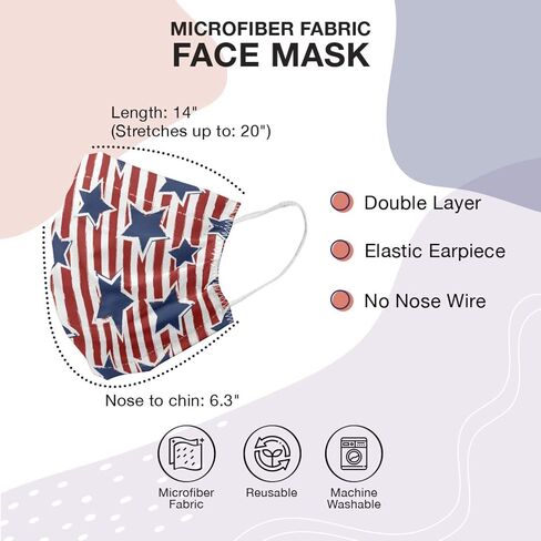 Lunarable Multicolor Face Masks Set of 10 in Saudi Arabia