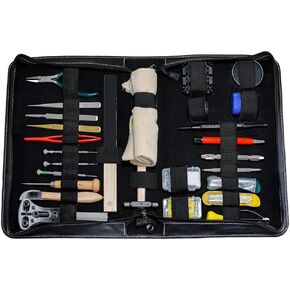 Professional Watch Repair Tool Kit Complete Watch Repair Tools for Maintenance, Battery Replacement, Watch Link Adjustment & Back Removal