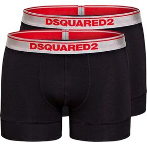 DSQUARED2 DCXF50050 Boxer Uomo 2-Pack Nero XS
