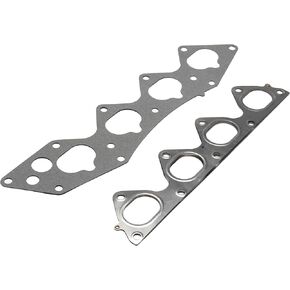 Intake Exhaust Manifold Gasket Set MS94602 MS92506 Compatible with Acura Integra 1.8L L4 1990-2001 Honda CR-V 2.0L L4 1997-2001