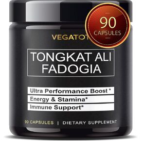 VEGATOT Fadogia Agrestis Tongkat Ali Ultra Herbal Supplement **USA Made and Tested** Potency Boosted with Creatine, L-Citrulline, L-Arginine - Promote Energy & Performance