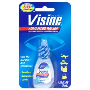 Visine Red Eye Hydrating Comfort Redness Relief and Lubricant Eye Drops to Help Moisturize and Relieve Red Eyes 0.28 fl. oz
