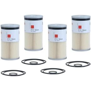 4 Pack of FS19624 Fuel Filter Water Separator Replaces FS19727, FS19728, FS19729, FS19536, 33651, 382113,P550737, P550467, P550736, P551052 Compatible with Kenworth Cummins ISX ISM ISX15 X15 Engine
