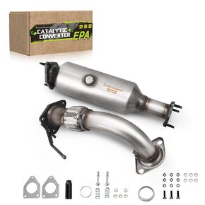 Catalytic Converter Compatible with Honda Accord 2003 2004 2005 2006 2007 2.4L L4 (2 Pcs) Catalytic Convertor W/Gasket EPA Compliant 43069 642189