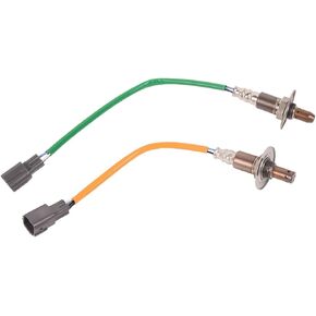 2pcs مستشعر الأكسجين في المنبع ومستشعر O2 لأسفل 234-9109 ملائمة لـ Subaru Forester 2011 2012 2013 لـ XV Crosstrek 2013-2014 لـ Impreza 2012-2014 Pertarket Part استبدال OE 234-4513