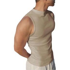 Sweatyrocks الرجال الصخور الصخري الدبابة قمة قميص نحيف ملائمة الصيف قمم أساسية