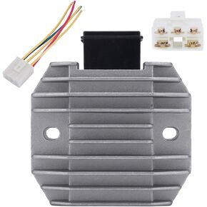 Replace RRV-A033 YINNCKE Voltage Regulator Rectifier Fits for Yamaha YZF R6 R1 FZ6 FZ6N FZ6S FZ6R FZR600 YZF600 WR250R Grizzly 350 350 660 600 Rhino 450 660 Raptor 700 Kodiak 400 450 V-Star XVS400