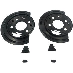 2Pcs 924-223 Rear Brake Dust Shield Driver Passenger Side for Gmc Savana 3500 2003-2006 for Cadillac Escalade 2002-2003 for Chevrolet Express 2500 2003-2006 Brake Rotor Backing Plate