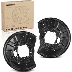 A-Premium Rear Brake Dust Shield Compatible with Select Mercedes-Benz Models - E250 2014-2016, E300 2012-2016, E350, E400, E550, E63 AMG, E63 AMG S, GLK250, GLK350 - Replace# 2124202144, 2-PC Set