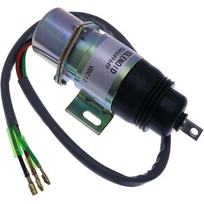 Shut Off Solenoid 8-94453341-0 894453-3411 12VDC Compatible with Hitachi Isuzu Engine 3KC1 4JG1