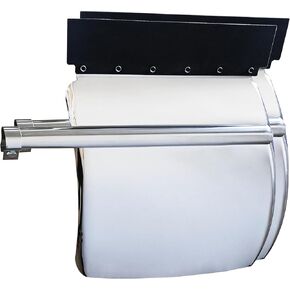 24" x 27" Quarter Fenders for Semi Truck Fenders Stainless Steel Quarter Fenders with Mounting Hardware Set of 2
