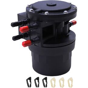 F1UZ-9B263-B Fuel Tank Reservoir Selector Valve Assembly Compatible With Ford F150 F250 F350 1989-1997 Replaces F1UZ-9B263 F1UZ9B263B