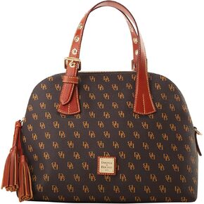 Dooney & Bourke Satchel Handbags for Women, Gretta Audrey Small Satchel Bag with Crossbody Strap