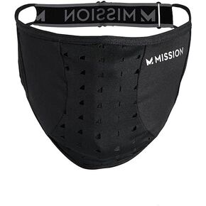 MISSION Allstar Marketing Group All Season Adjustable Sport Mask BlackGray 1 pc. - Case of: 1, 109478