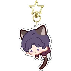 سلسلة مفاتيح الحب والفضاء - 2.36 "سحر حرف مع ذيل قابلة للدوار - ملحق لعبة لطيف in Kuwait