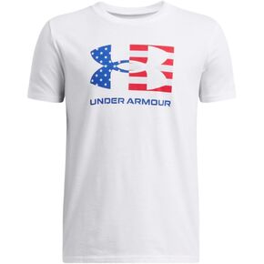 Under Armour Boys' Freedom Chest Flag Short Sleeve T Shirt