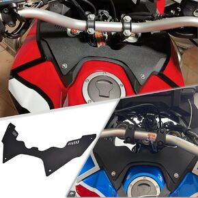 Motorcycle Forkshield Updraft Deflector,Forkshield Updraft Deflector Shockproof Cockpit Fairing Motorcycle Air Deflectors Replacement for Africa Twin CRF1100L 2020-2023-Reduce Vibratation