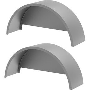 2 Pack Trailer Fenders Single Axle With Fenders Backs,Fits for 14"to 16" Wheels 32" x 9" x 15" Replacement for Car Hauler,Cargo,Utility,Landscape Trailer (Black)