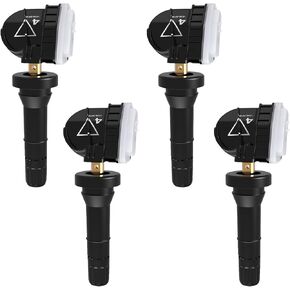 مستشعر TPMS ، 433 ميجا هرتز نظام مراقبة ضغط الإطارات المبرمج 433 ميجا هرتز متوافق مع Chevy/Cadillac/Buick/GMC Acadia Sierra 2016-2018 يحل محل 13598773 13589601 4 حزمة