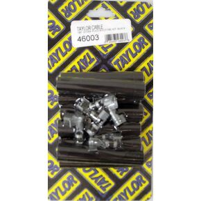 Taylor Cable 46003 Spark Plug Boot/Terminal Kit black 180 deg