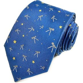 Astronomy Necktie - Astronomer Necktie - Astrology Necktie - Stargazing Gift - Astrology Gift - Telescope Gift - Stargazer Gift for Men